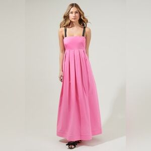 Fabiola Pleated Maxi Dress